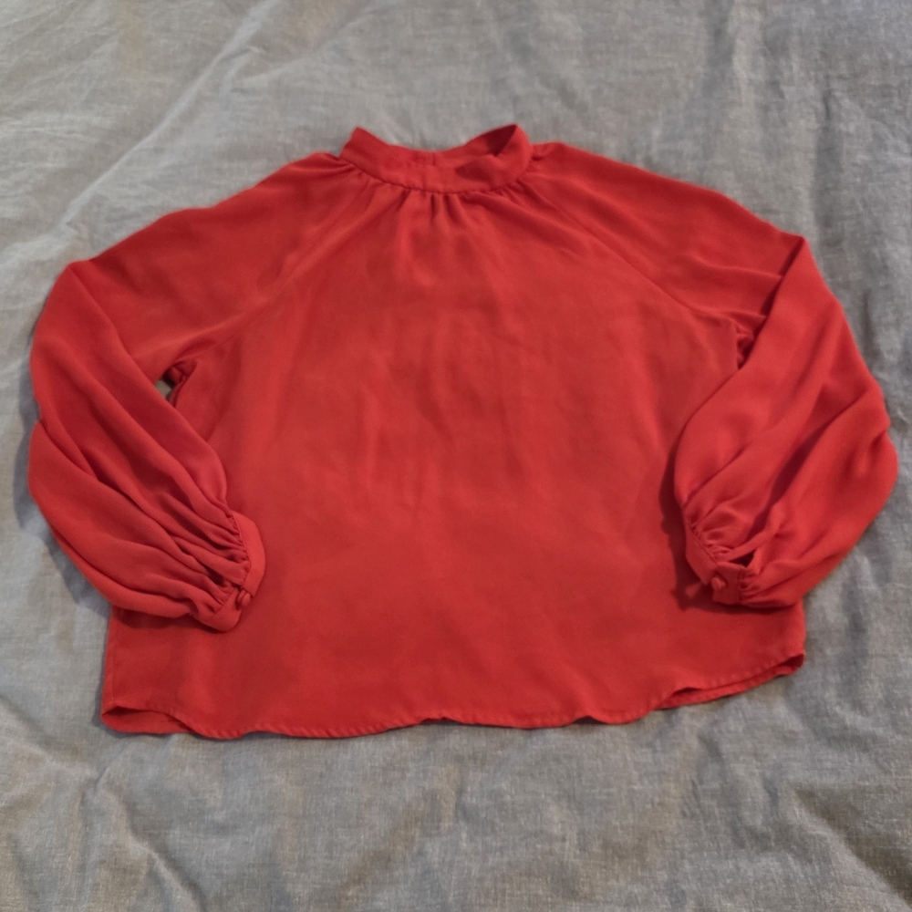 Banana Republic Vibrant Red Blouse